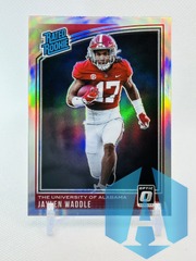 2021 Donruss Optic Rated Rookie Jaylen Waddle #207 RC Silver Prizm Dolphins